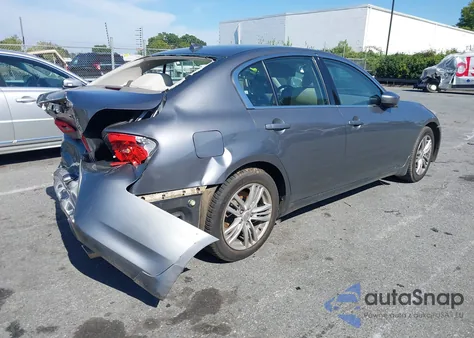 2011 Infiniti G25 Journey из США, поврежденный, VIN JN1DV6AP3BM603170
